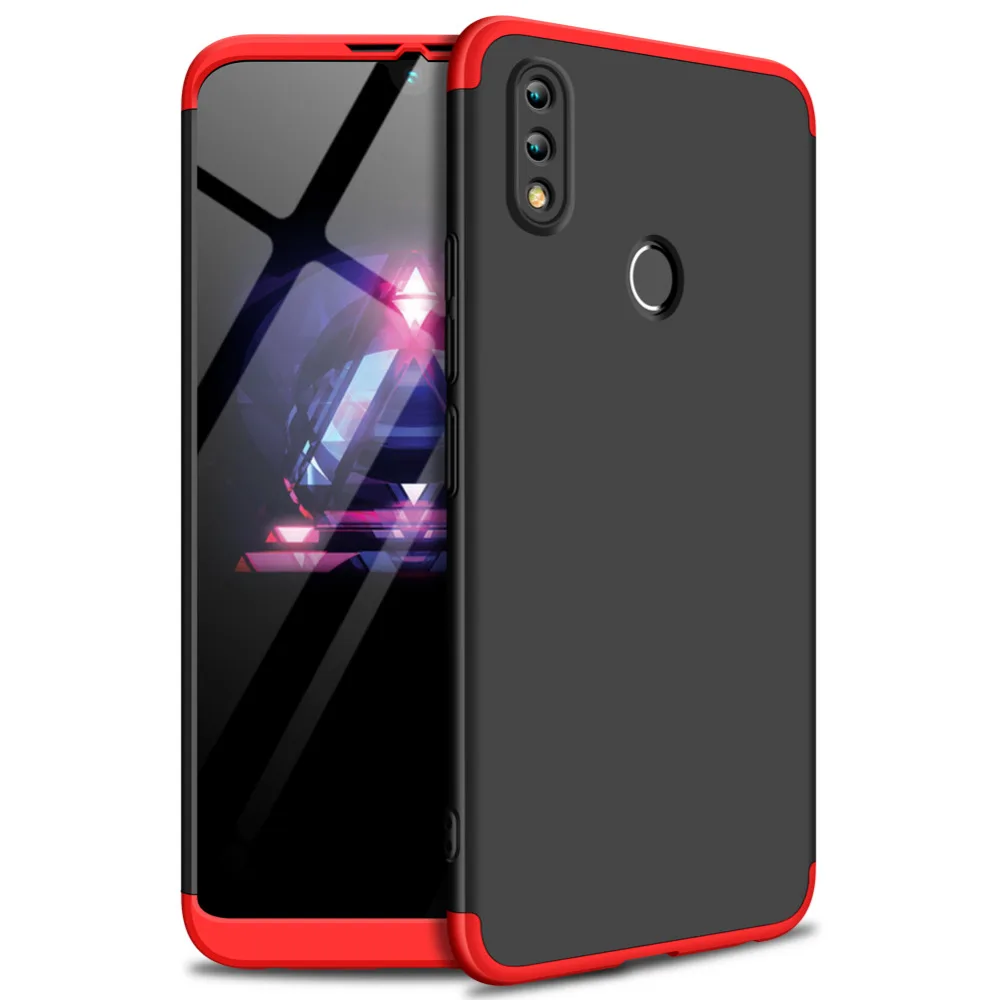 Новые роскошные чехлы для Funda huawei honor 8X MAX 8Xmax honor8X max Жесткий ПК чехол 3 в 1 Съемный 360