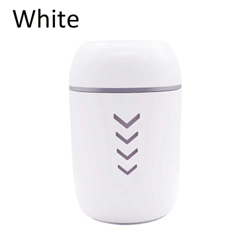 White 200 мл 3 в 1 Креативный светодиодный увлажнитель воздуха, USB вентилятор, ароматический очиститель, удобный светильник-распылитель для лица - Цвет: White
