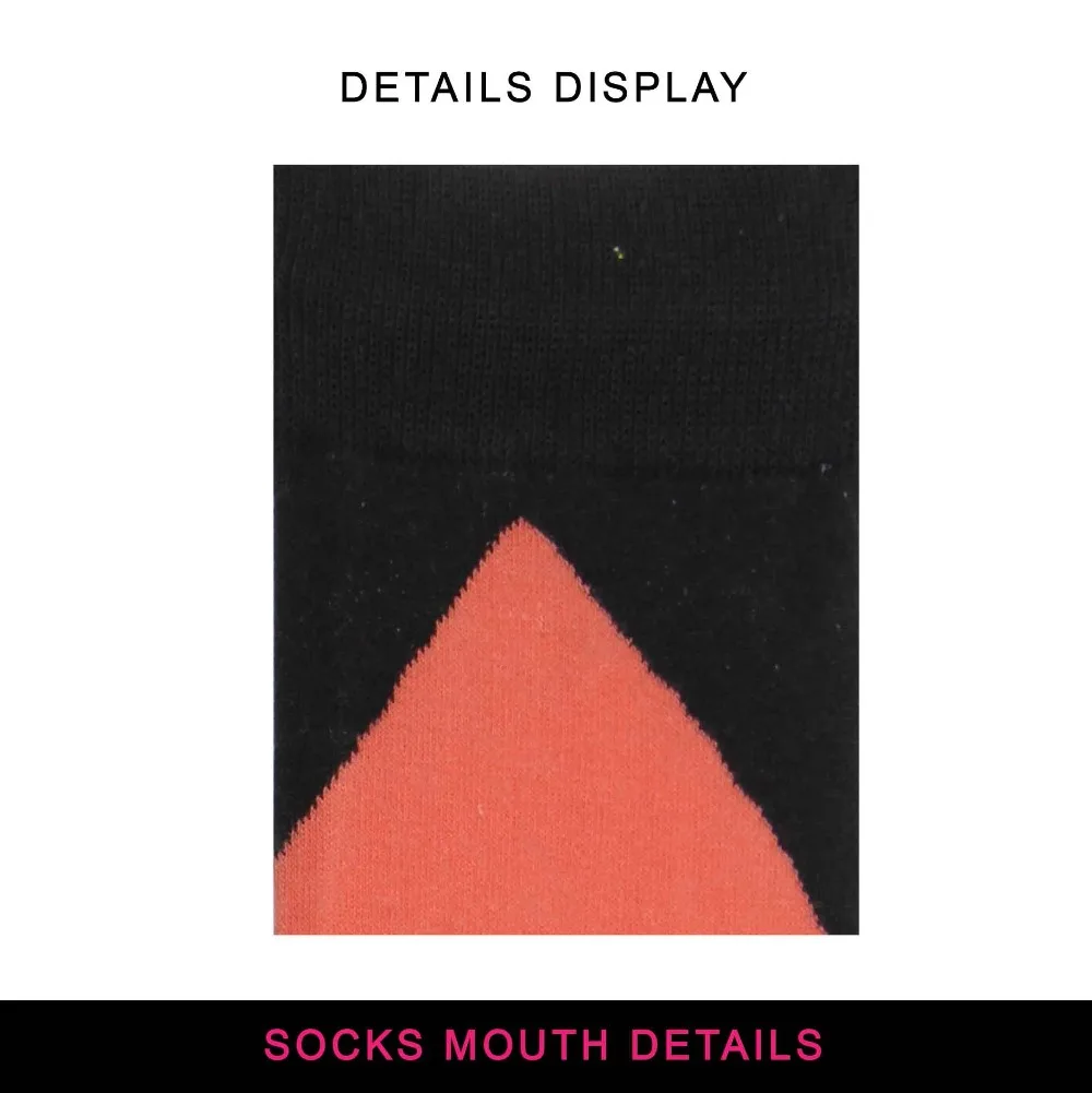 WH SOKKEN Happy couples/новые носки из чесаного хлопка забавные цвета можно сочетать