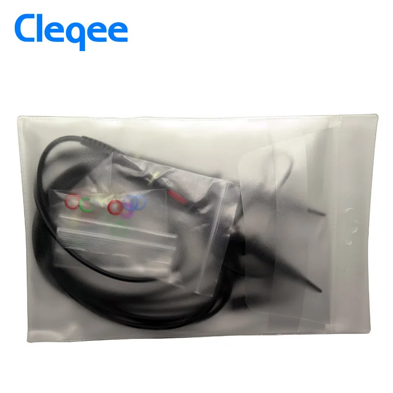 Cleqee 1 шт. MCX осциллограф зонд черный 60 МГц зонд для мини осциллограф DSO201 DS201 DSO203 DS203 DSO202 DSO QUAD VC101 10X