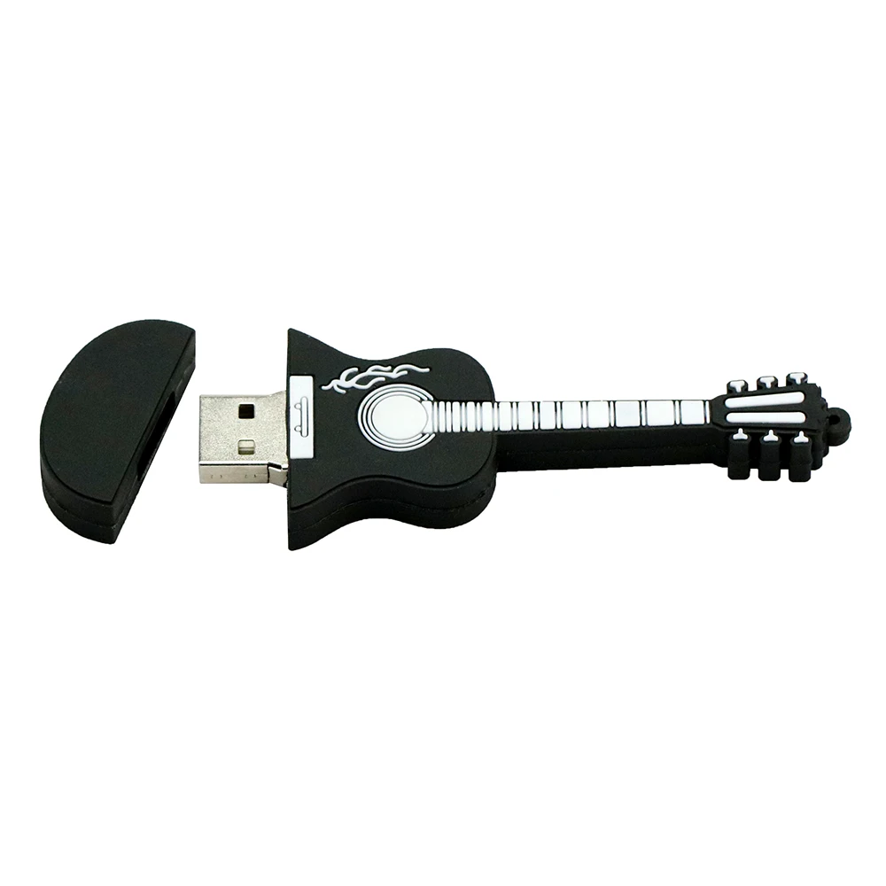 Флеш-накопитель 128 ГБ USB флешка для гитары Музыкальные инструменты Модель гитары Флешка 4 ГБ 8 ГБ 16 ГБ 32 ГБ 64 Гб USB флеш-накопитель 6 цветов