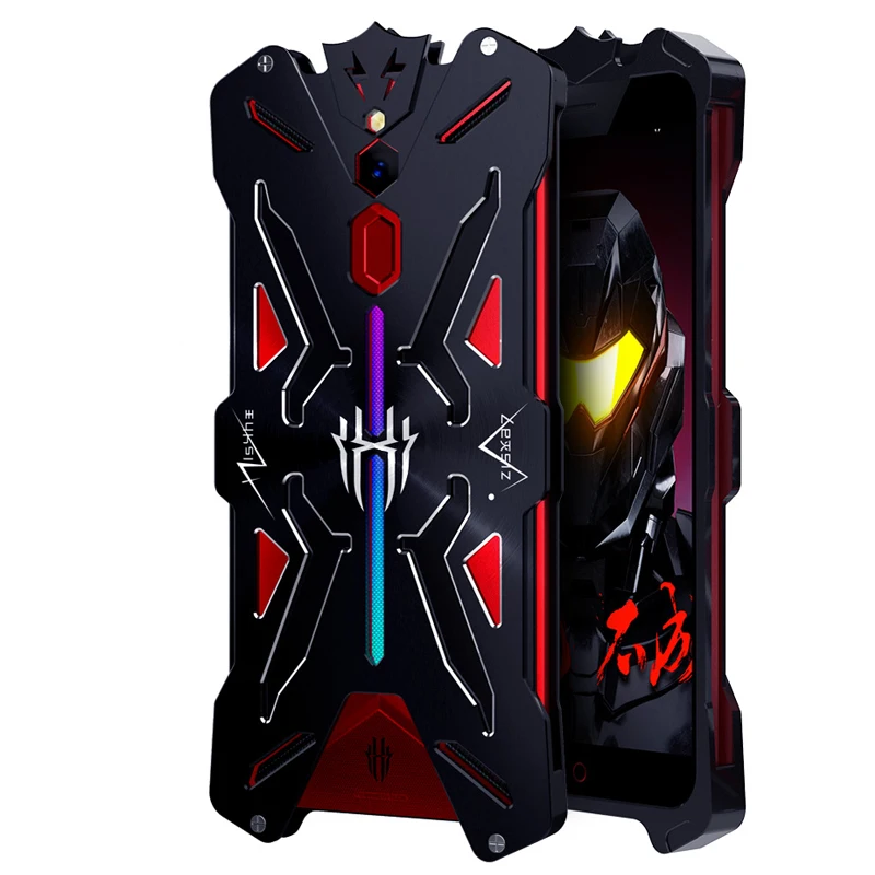 Чехол для телефона ADKO ZTE Nubia Red Magic Mars противоударный металлический алюминиевый