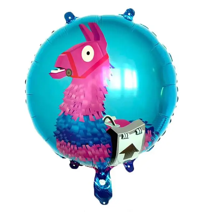 Игровые воздушные шары из фольги альпака лама гелиевые украшения для вечеринки в