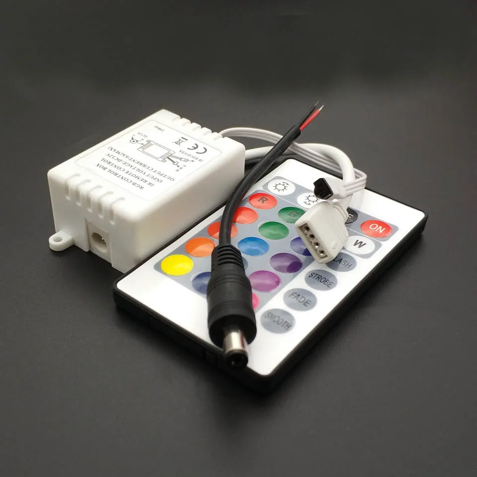 ИК светодиодный ллер для светодиодных лент 3528 5050 RGB 12 В 6 А 24 клавиши|Запасные