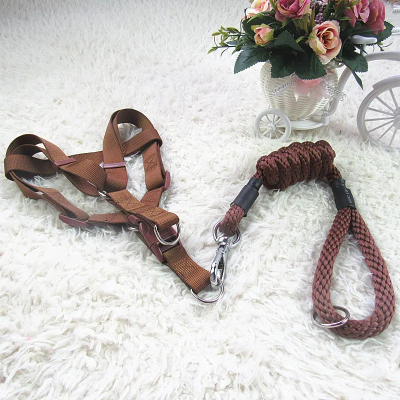 Маленькие и большие размеры Большой пес питомец кошка Жгут жилет поводок собачий