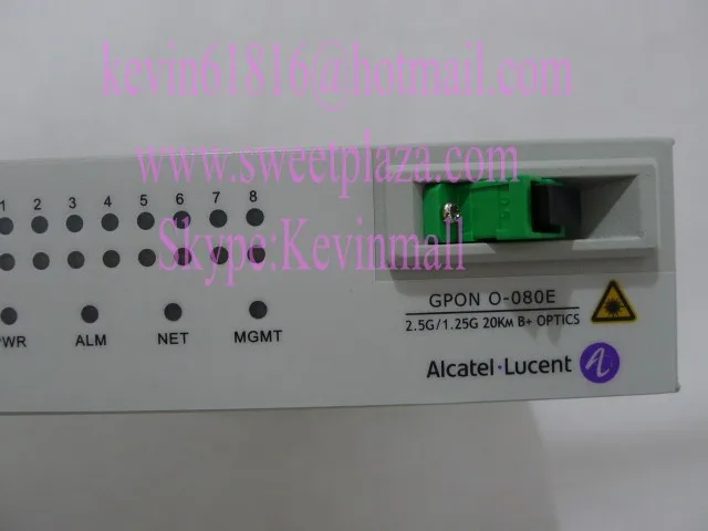 O-080E GPON ONU Оригинал Alcatel Lucent Bell FTTH ONT с 8 портами SC/APC вход английская версия |