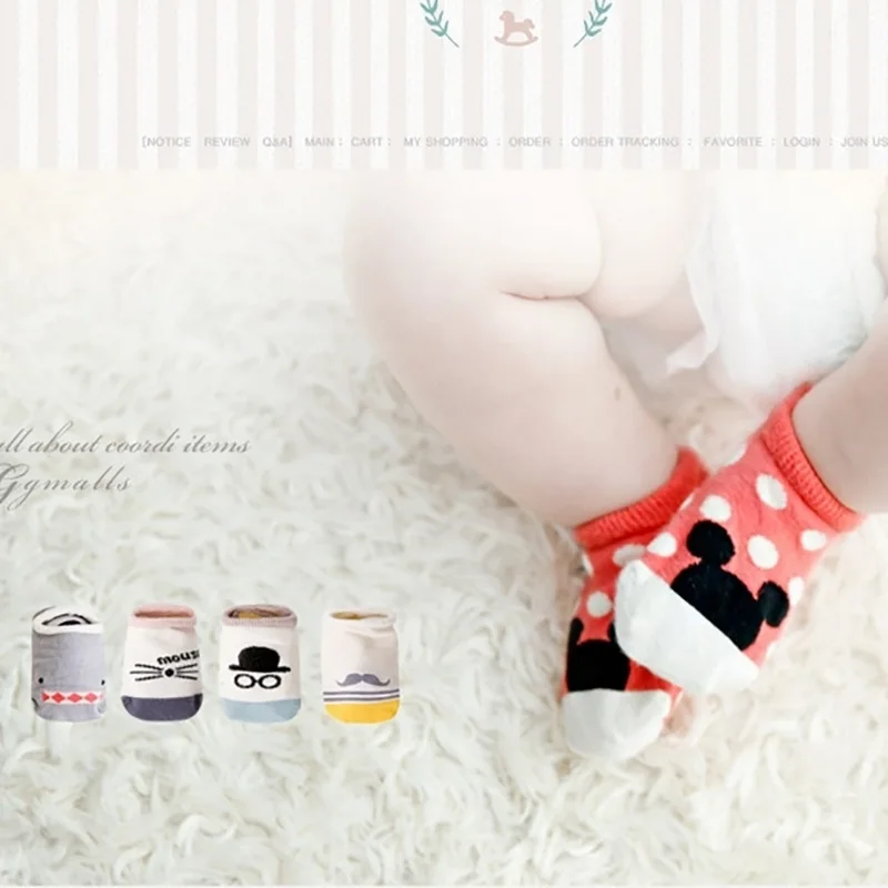 Calcetines de algod&oacute;n con dibujos animados para ni&ntilde;os y ni&ntilde;as, medias suaves a la moda, gran oferta, 2020,calcetines beb&eacute;-4