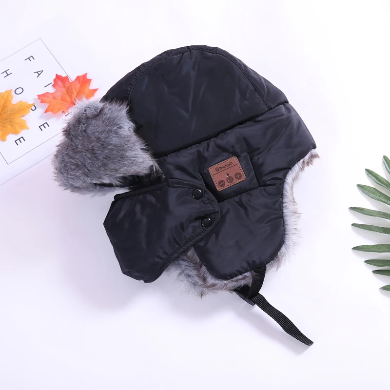 SENDEM M12 fashion fleece thick warm earmuffs wind cap bluetooth headphones winter ear protector windproof ski hat earphone | Электроника