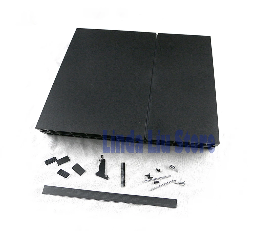 1 компл./лот черный полный корпус чехол shell с винтами для ps4 1200 игровой консоли