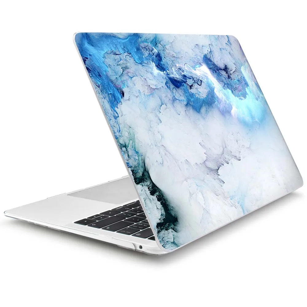 J195 4 в 1 Набор мраморный чехол для Apple MacBook Pro Air 13 15 16 дюймов Сенсорная панель A2141 A2159 A1932 A1706 A1990 жесткий чехол+ Бесплатный подарок - Цвет: J195