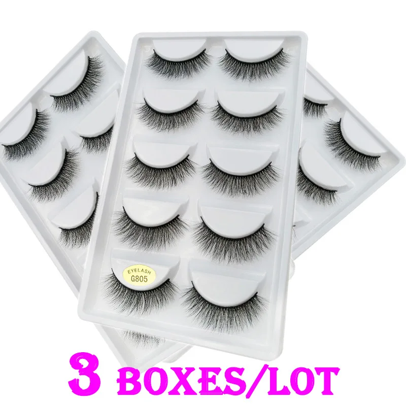 

Mink Lashes Soft Natural False Eyelashes Mink Eyelashes Makeup Long Eye Lashes Eyelash Extension Artificial multi design option