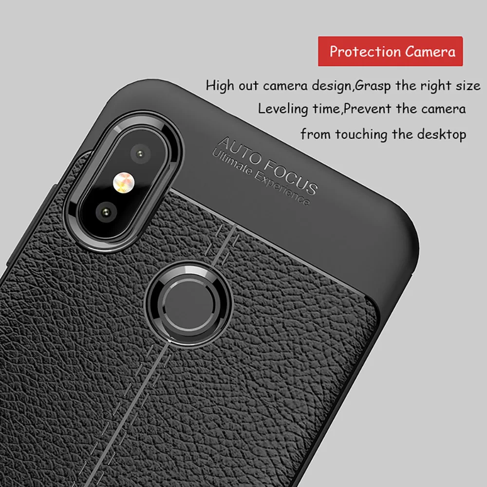 Чехол для телефона Redmi 6 Pro задняя крышка Xiaomi мягкие кожаные чехлы из ТПУ сотовых