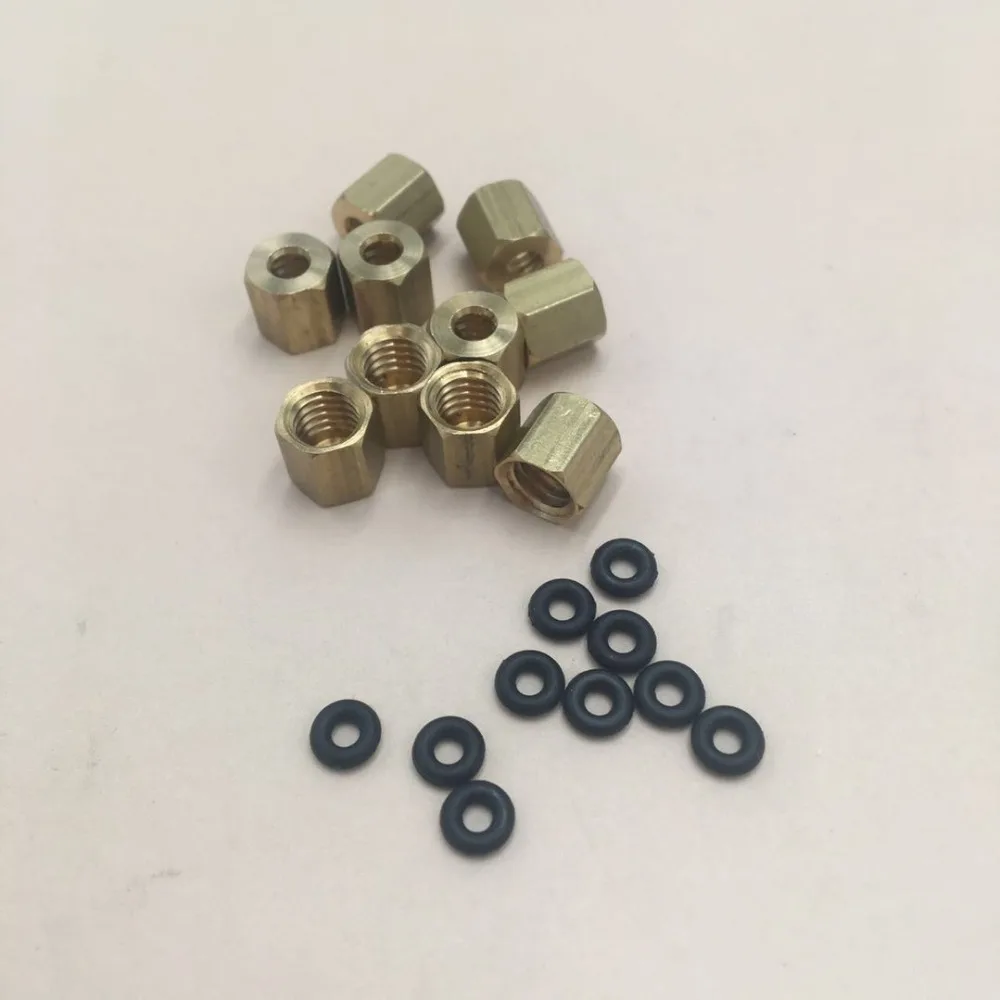 Небольшой разъем демпфера медный гайковерт с уплотнительным кольцом для dx4 dx5 dx7