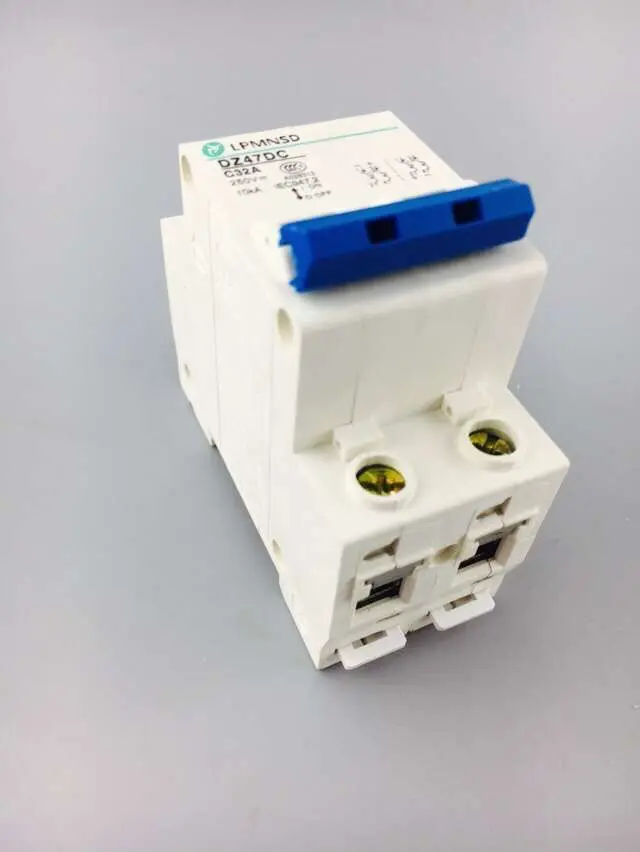 DC 2P 32A Circuit breaker MCB 2 Poles Solar Energy Photovoltaic Mini Air switch antiflame Rohs | Обустройство дома