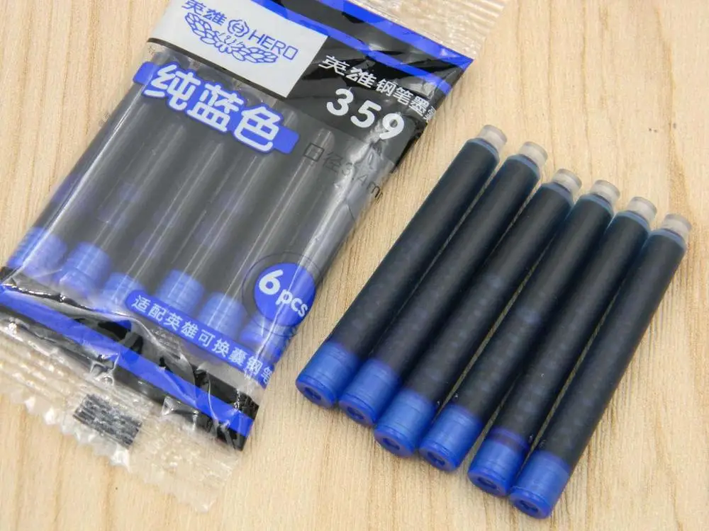6pc blue 1 шт. 359 оригинальная аутентичная Подарочная пластиковая цветная прозрачная EF Классическая авторучка - Цвет: 6pc blue