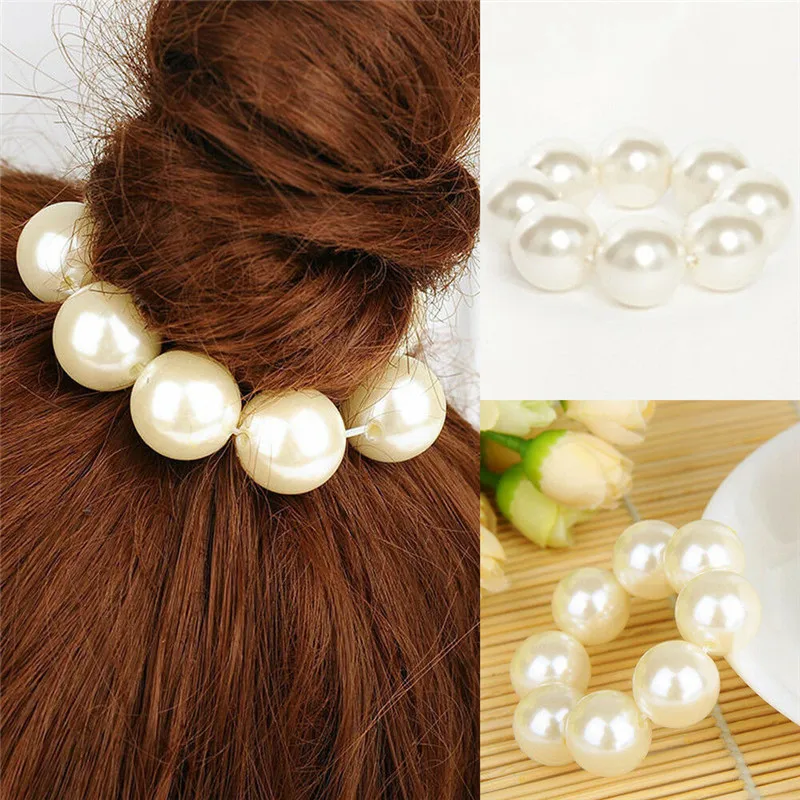 Женская повязка для волос с большим жемчугом| |