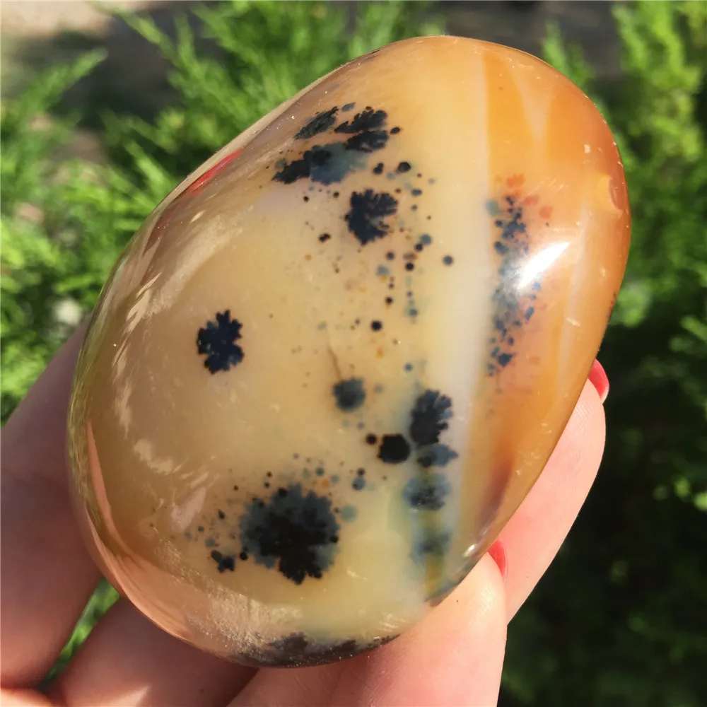 Натуральный водный Агат морской агат драгоценный камень полировка медитация