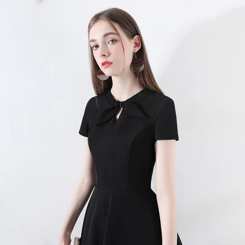 Коктейльные платья Robe De Cocktail Короткие коктейльные с коротким рукавом 2020 женские