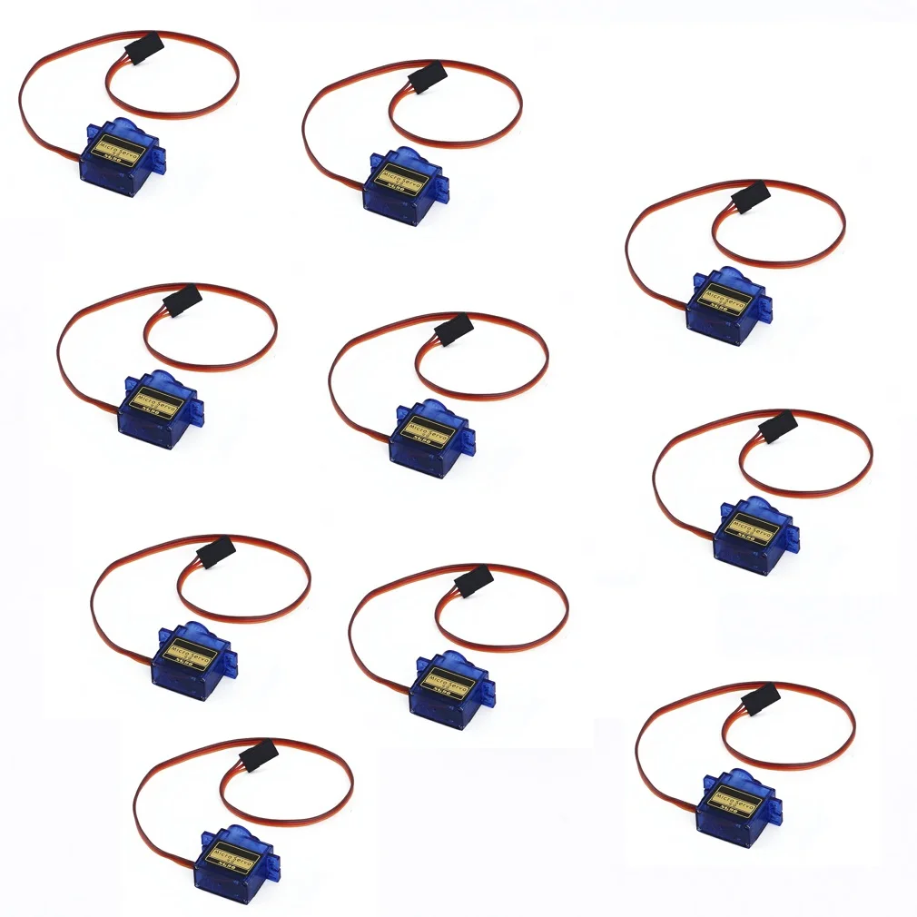 

10pcs/lot QYWWRC SG90 9g Mini Micro Servo for RC for RC 250 450 Helicopter Airplane Car Drop Free Shippping