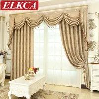 european luxury window curtains for living room bedroom thick jacqurd curtains for bedroom window treatment drapes custom made