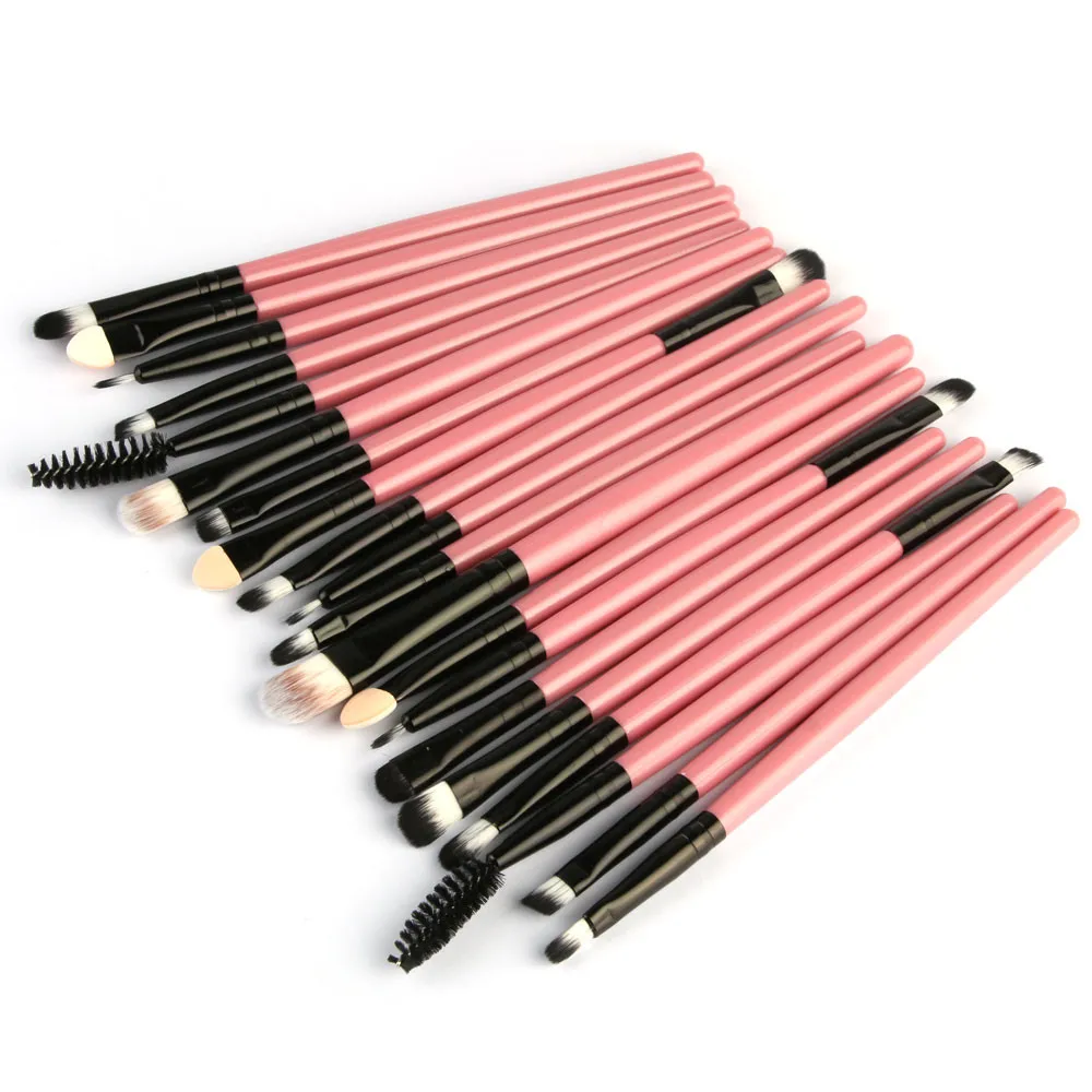 20 шт./компл. набор кистей для макияжа инструментов туалетных принадлежностей из