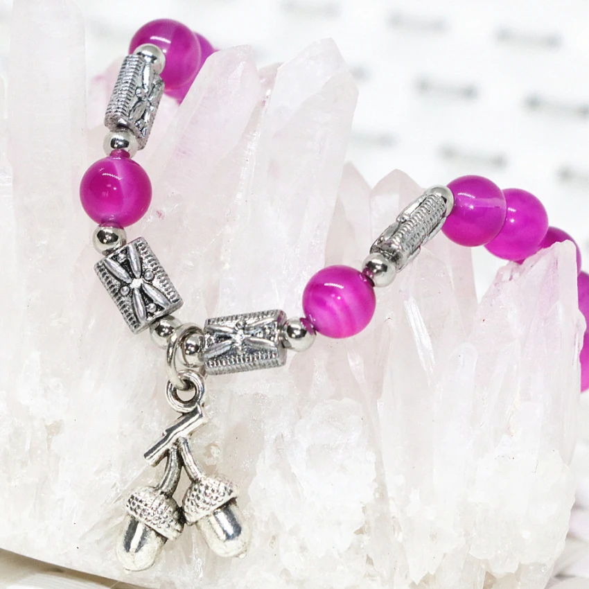 Factory Outlet в богемном стиле браслет натуральный камень агат сердолик оникс красная