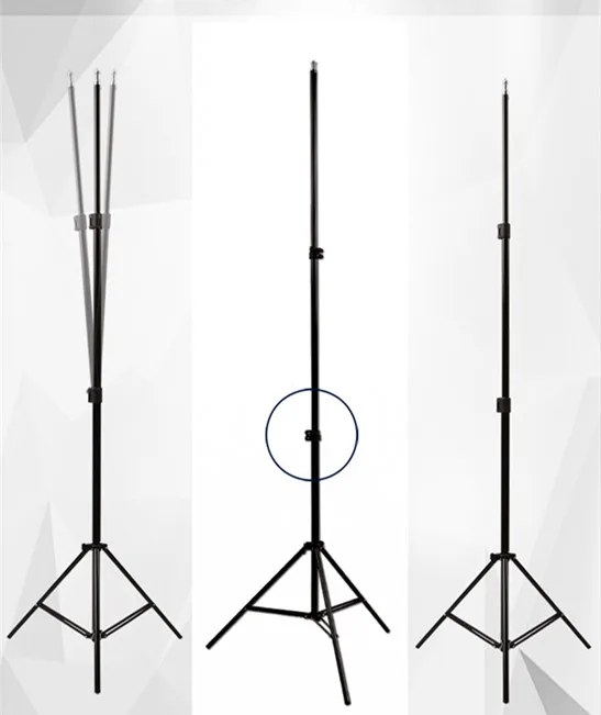 Aluminum alloy multifunctional three tripod flash lamp photography shelf 2 meters telescopic bracket photo studio accesCD50 | Электроника