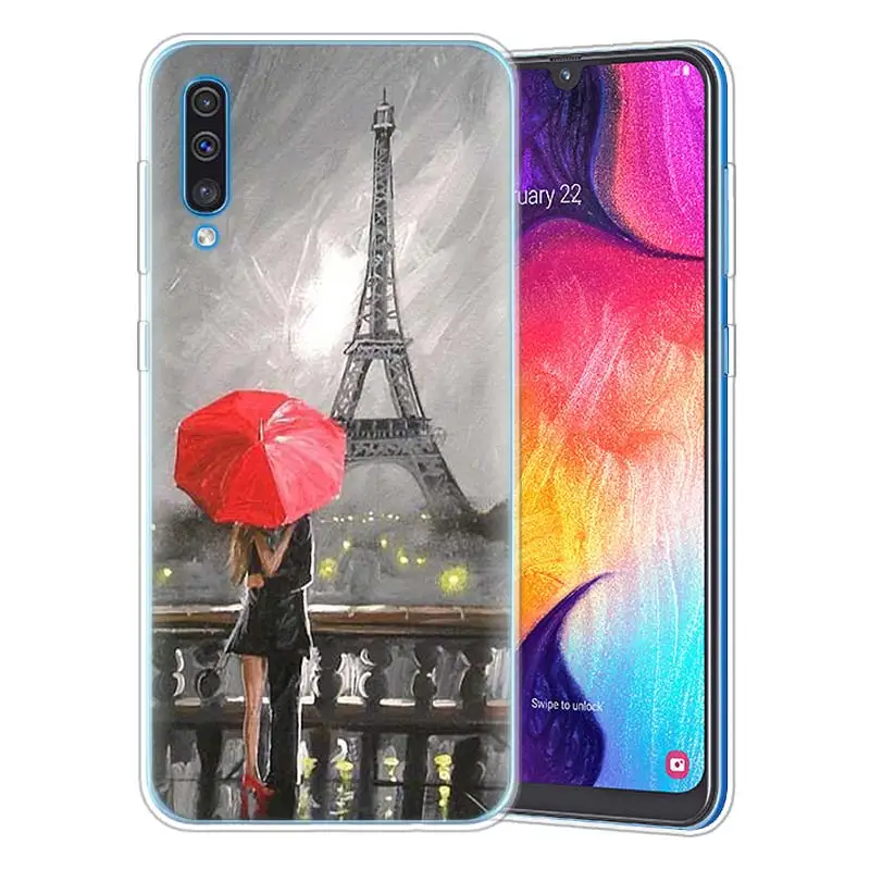 Модные лондонского городского Эйфелева чехол для samsung A50 A70 A60 A40 A30 A20 A20e A10 M30 M20 M10 A7 A9 силиконовый чехол для телефона из ТПУ с принтом " - Цвет: 18