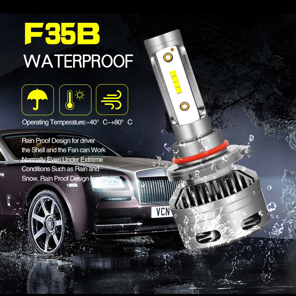 Огненный конь автомобильная светодиодная головная светильник H1 H7 9005 9006 9012 D2 H2 30