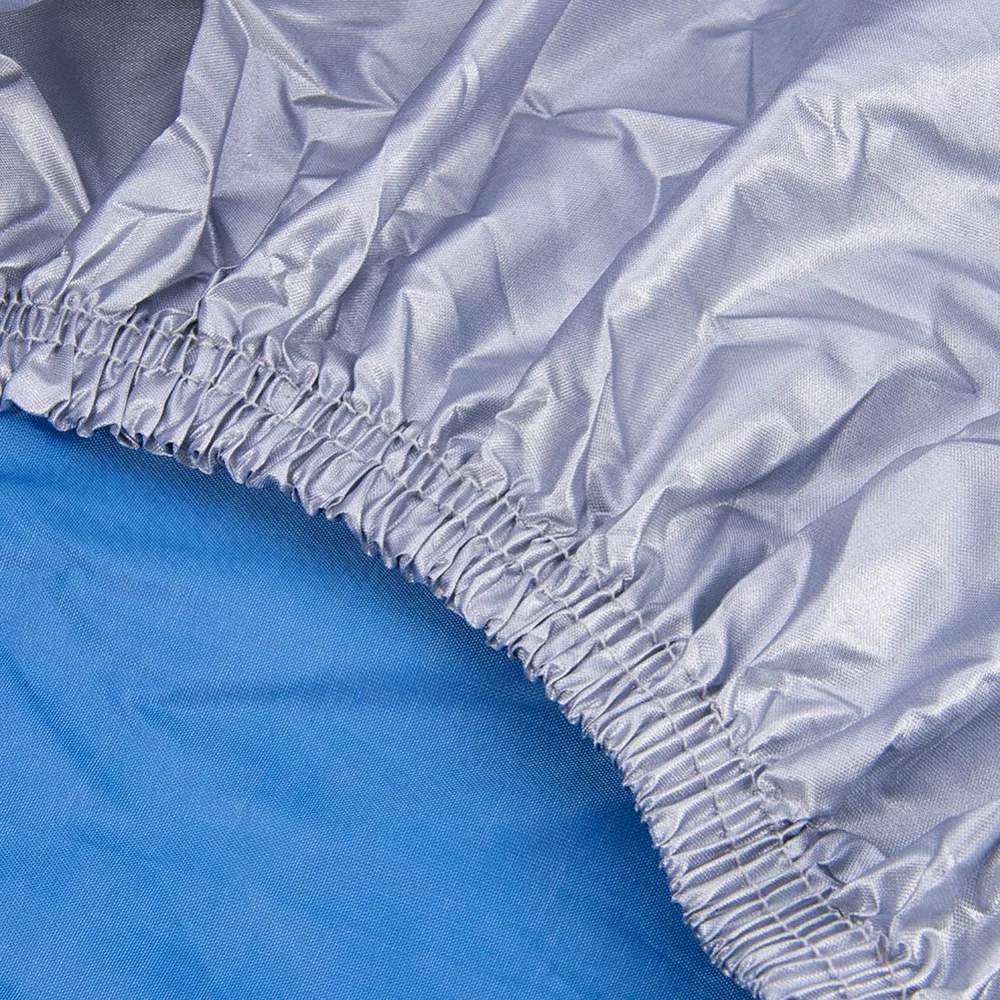 

Motorcycle Cover 3 Size Waterproof Dustproof Ultraviolet-Proof Silver Scooter Covers Deluxe Outdoor Motocycle Covers