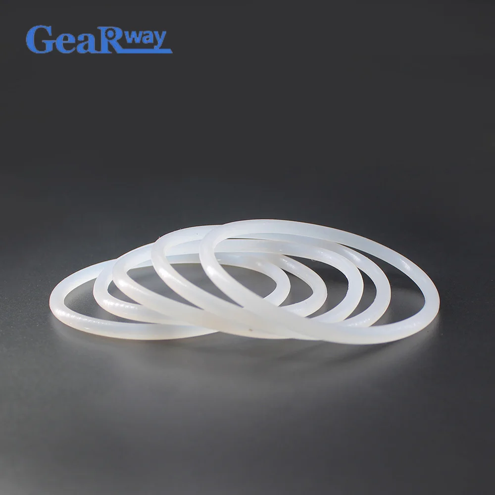 Полупрозрачное Силиконовое уплотнительное кольцо Gearway толщиной 3 1 мм пищевого