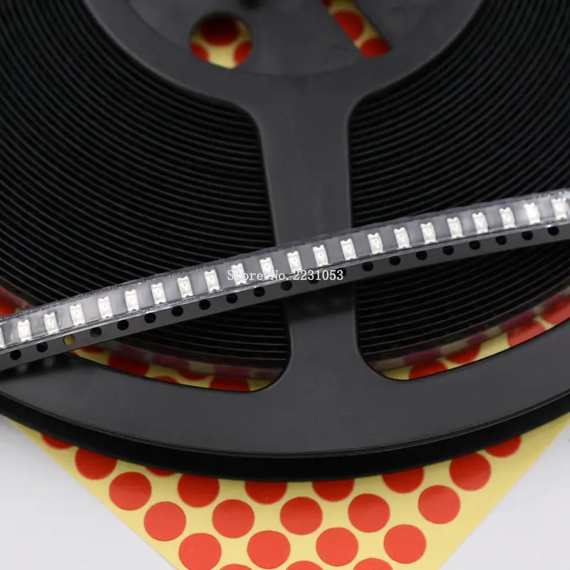 

200PCS/LOT 1206 SMD LED Red Light Beads Super Bright LED Diode Red Light-emitting LED Chip 3.2*1.6*0.8mm