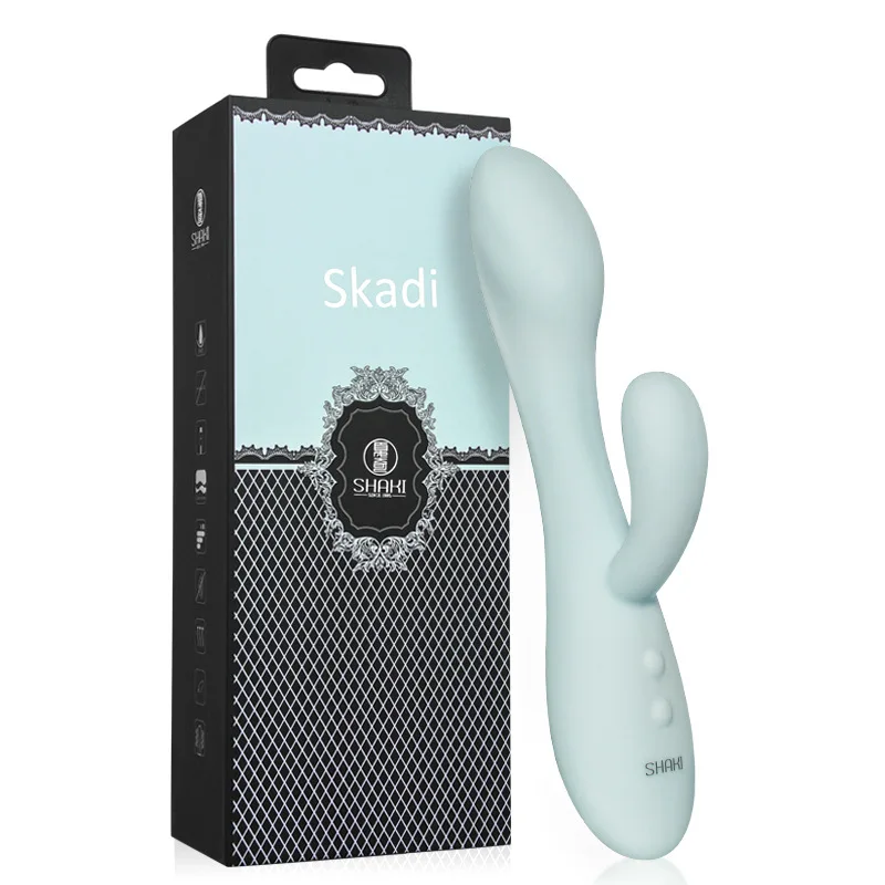 Shaggy Shaki Skadisijiadi women's high-end vibrators all-pack glue G-spot double shock rods comfortable massage. |