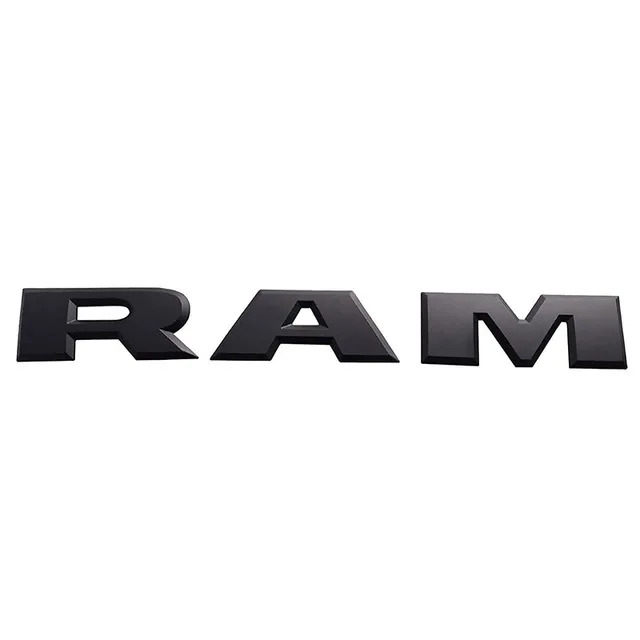 4 Sets Of RAM Matte Black 3D Letters Tailgame Emblem Rear Sticker for Dodge 1500 2015 2016 2017 2018 | Автомобили и мотоциклы