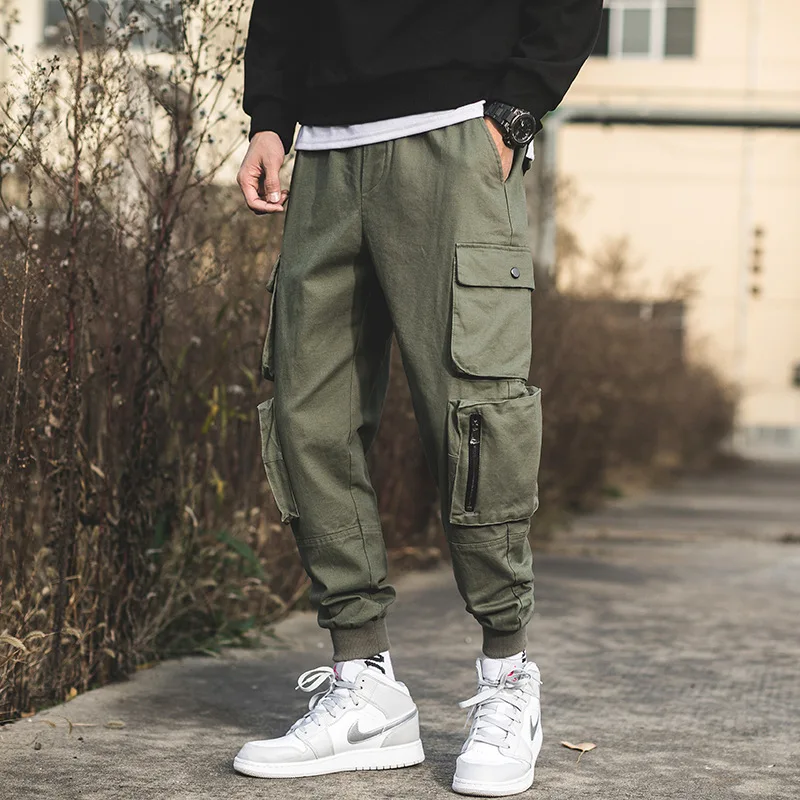 2019 SLOUPPG Мужская модная уличная одежда мужские спортивные штаны хлопковые брюки