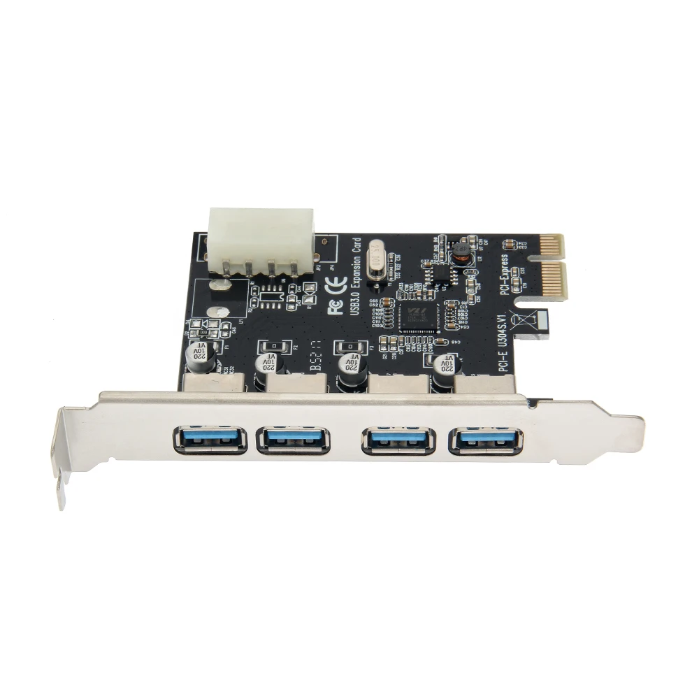 4 портовый USB 3 0 PCI Express компьютерный хост контроллер 5 Гбит/с E 1X к переходная карта