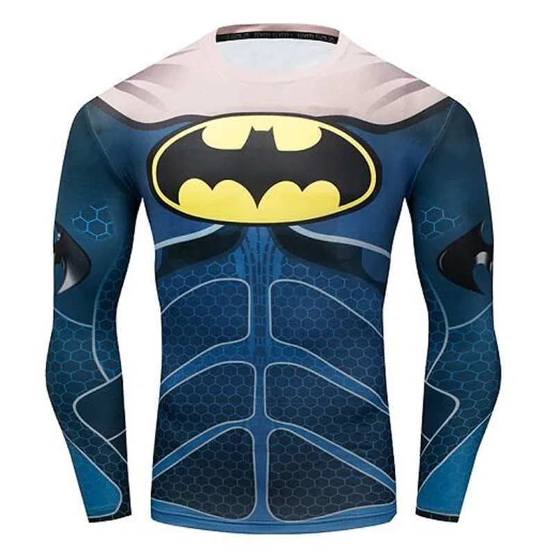 2019 Осенняя мужская Тонкая футболка пуловер топ с длинными рукавами 3D Аниме принт