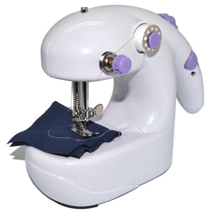 Портативные 2 в 1 ручные мини швейные машины на батарейках двойная скорость нить