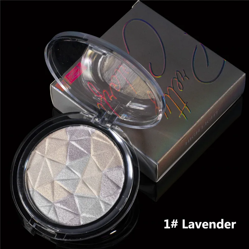 MEIS beauty Makeup Shimmer Хайлайтер для контуринга лица Косметика прессованная пудра хайлайтер палитра осветляет кожу Maquiagem MS0171 - Цвет: MS0171-1