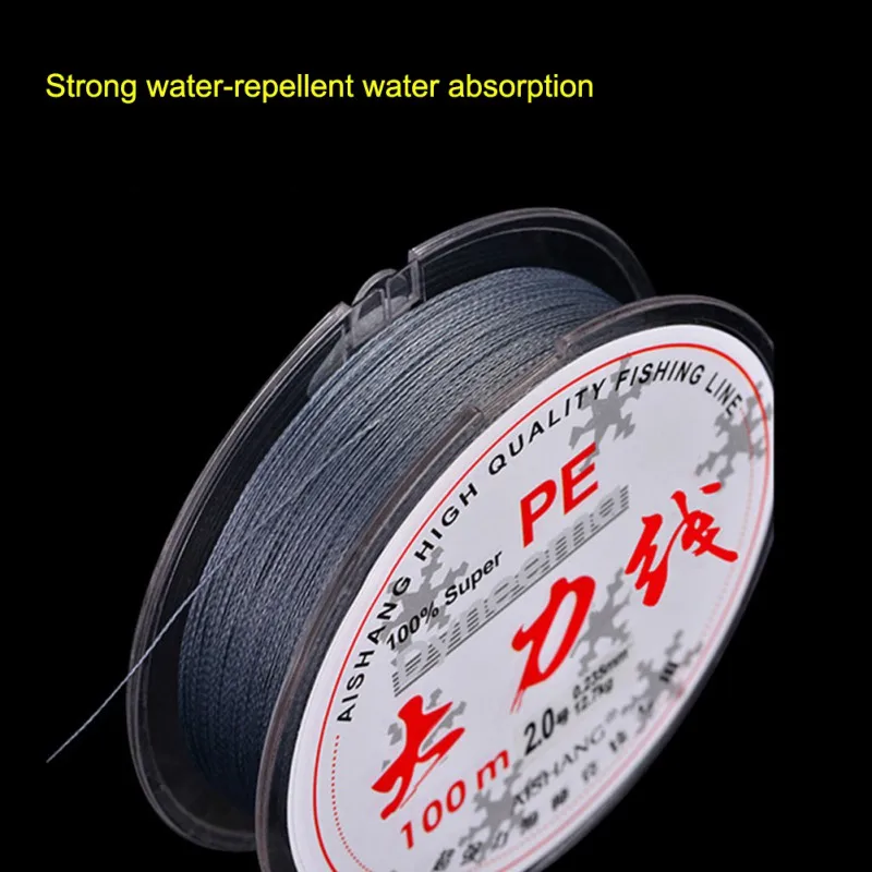 

100m PE braided wire Fishing Line Super strong Line clear fly fishing line pesca outdoor fishing Accessories