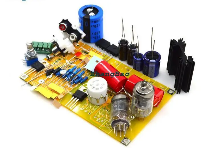 Комплект предусилителя стерео вакуумных труб PRT-01A-6J1