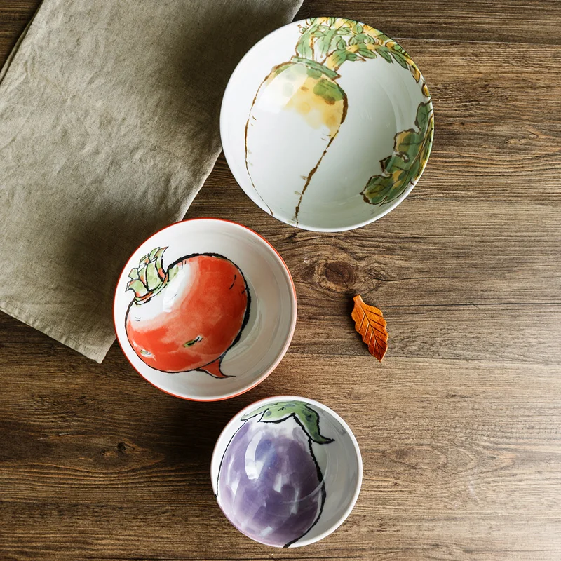 Японский импорт рисовая чаша керамическая фарфоровая столовые приборы кухонные