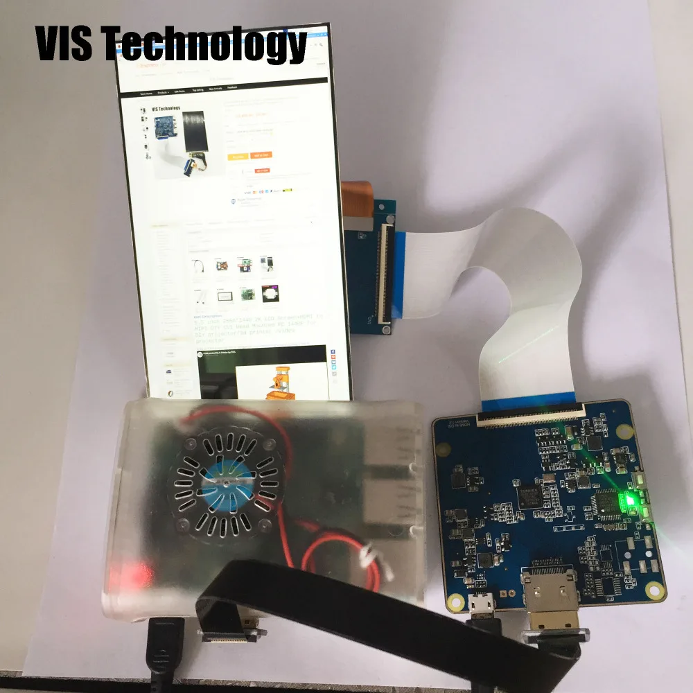 ЖК-экран LS055R1SX03 + 5 дюйма 2560*1440 2K HDMI к MIPI контроллер драйвера V1.2 для замены