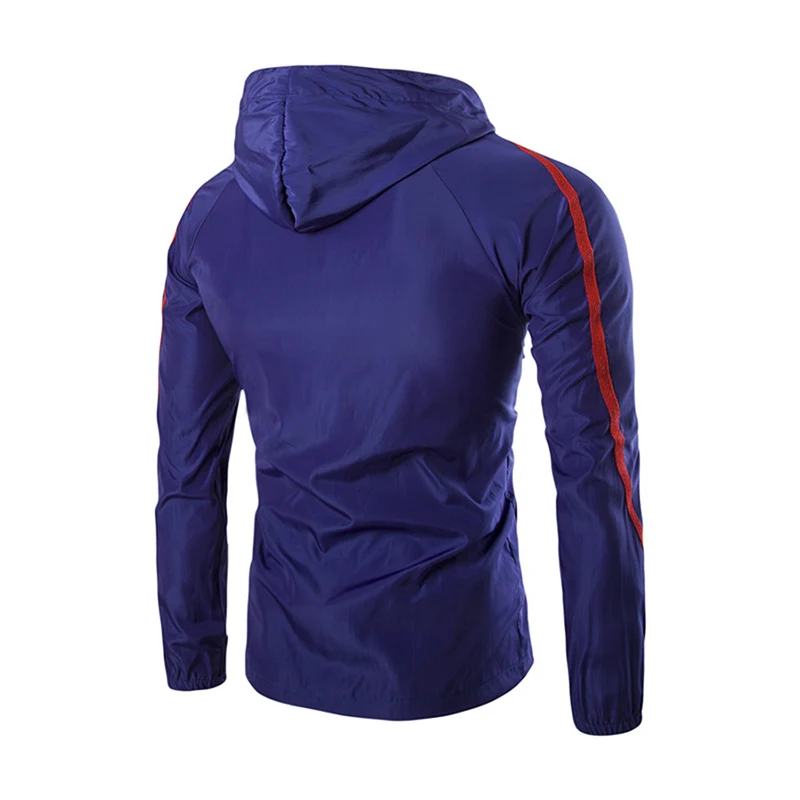 Куртка мужская Солнцезащитная с капюшоном Стильная Повседневная Городская