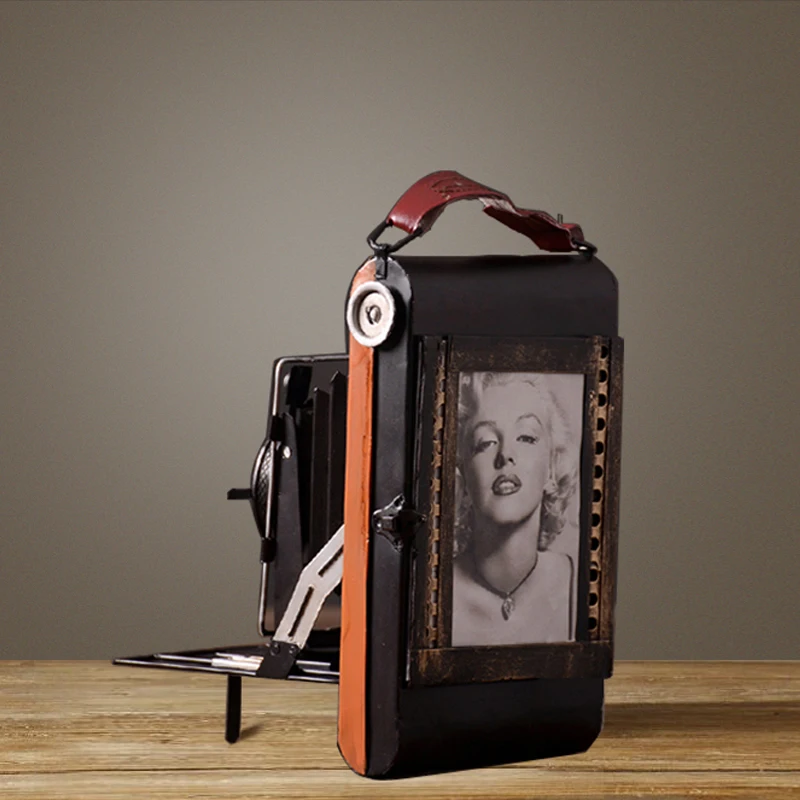 Винтажная модель камеры украшение реквизит ручной работы ретро железное