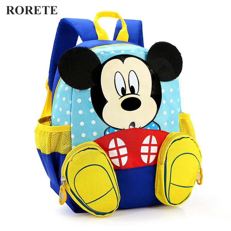 Школьный ранец Disney с Микки Маусом детский рюкзак Минни для детей дошкольного