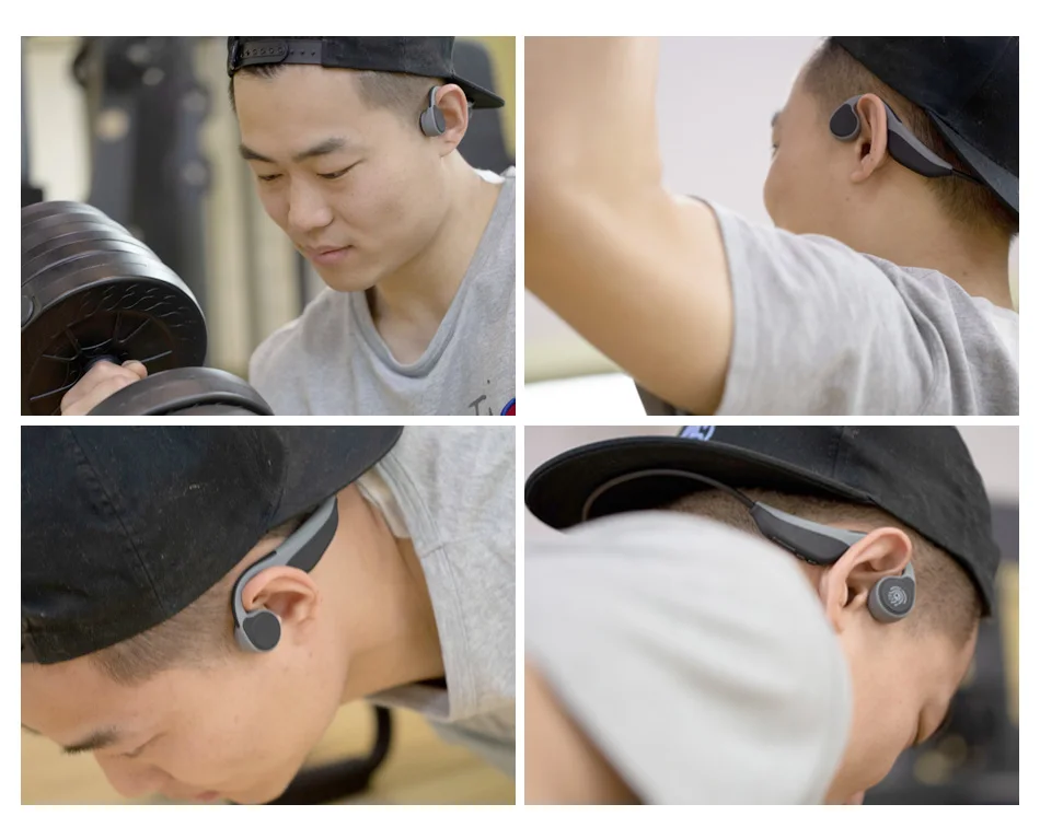 1/2 шт костной проводимости Bluetooth наушники беспроводные наушники спортивная Гарнитура микрофон гарнитура Handfree наушники Bluetooth 5