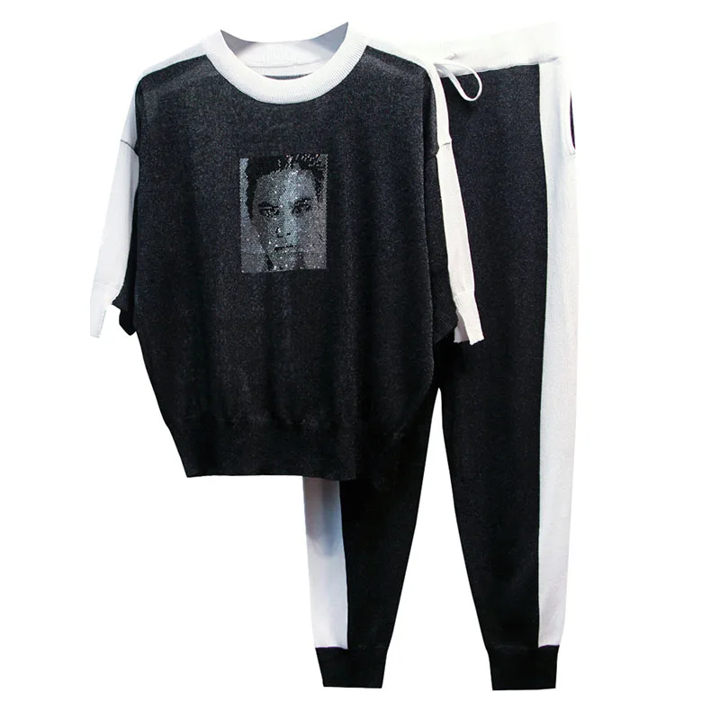 Высокое качество Новый стильный 2019 дизайнерский подиумный костюм комплект