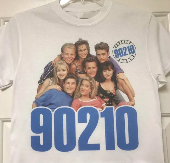 Беверли Холмс 90210 Футболка модная мужская футболка с коротким рукавом
