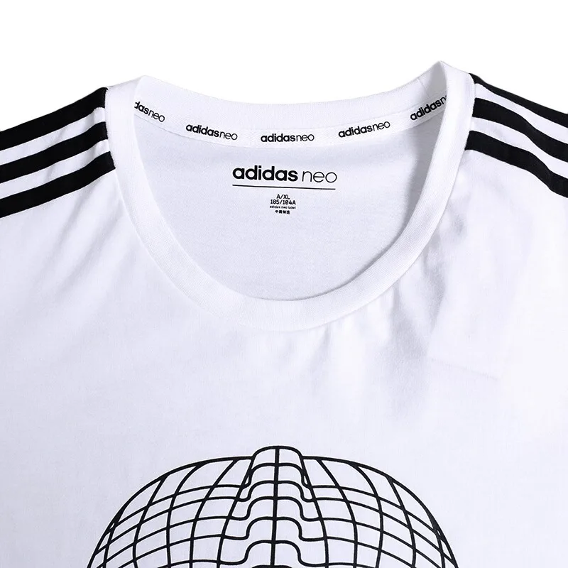 Новое поступление оригинальных мужских футболок с коротким рукавом Adidas NEO Label SW TEE